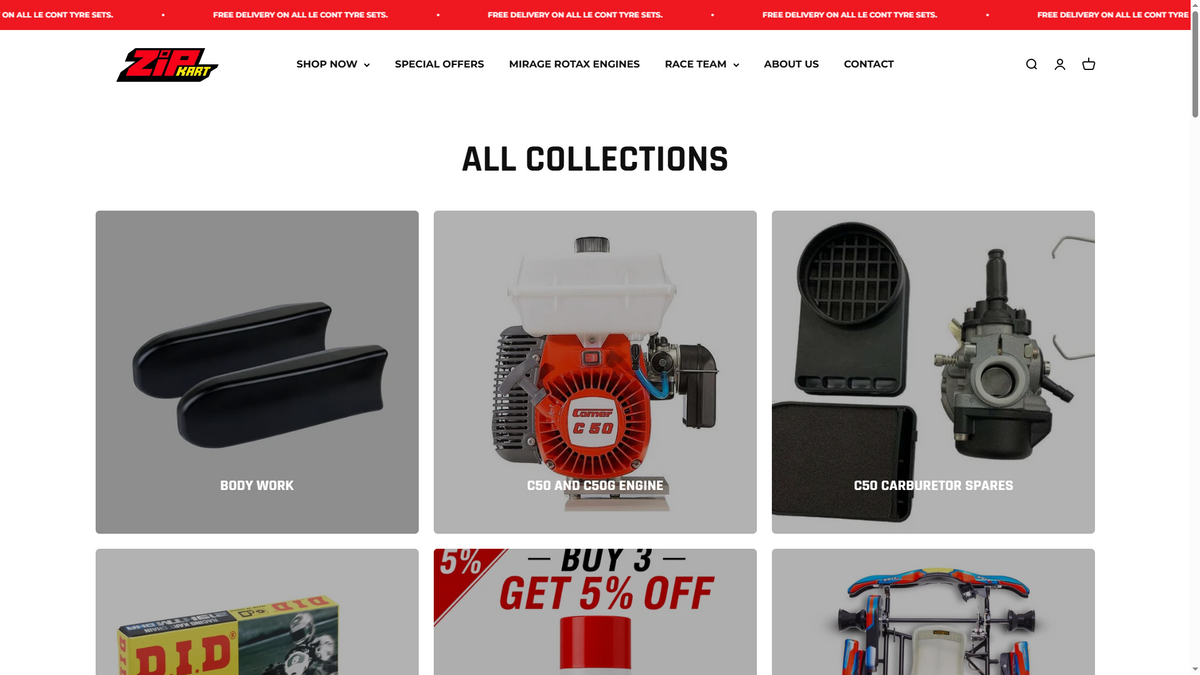 Collection / category page
