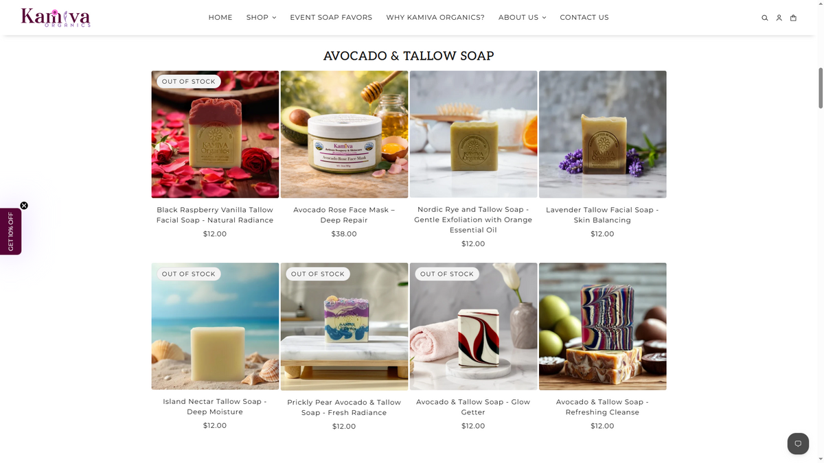 Collection / category page