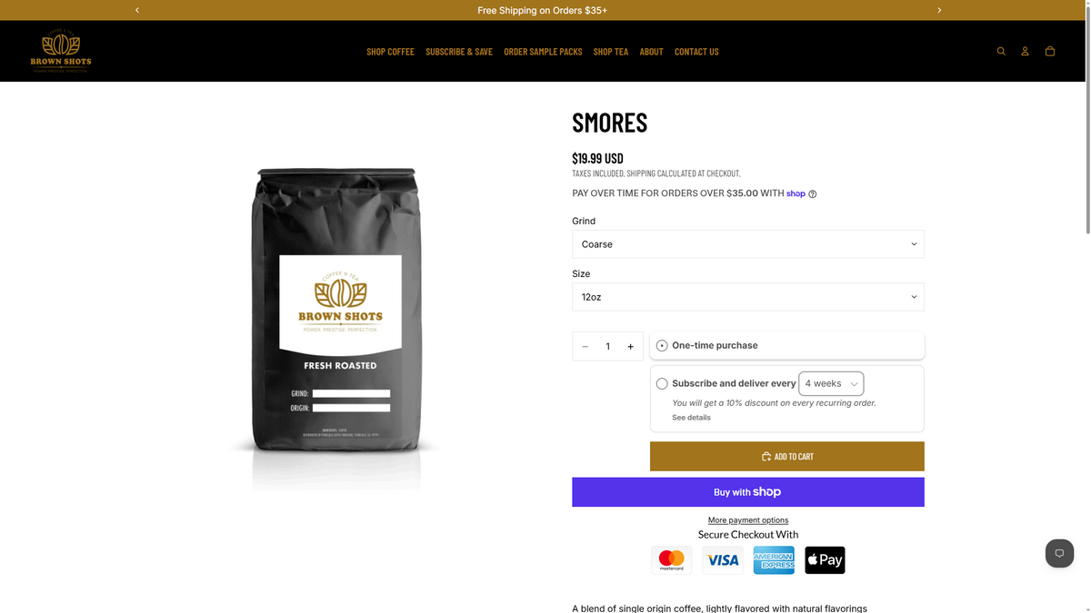 Product page
