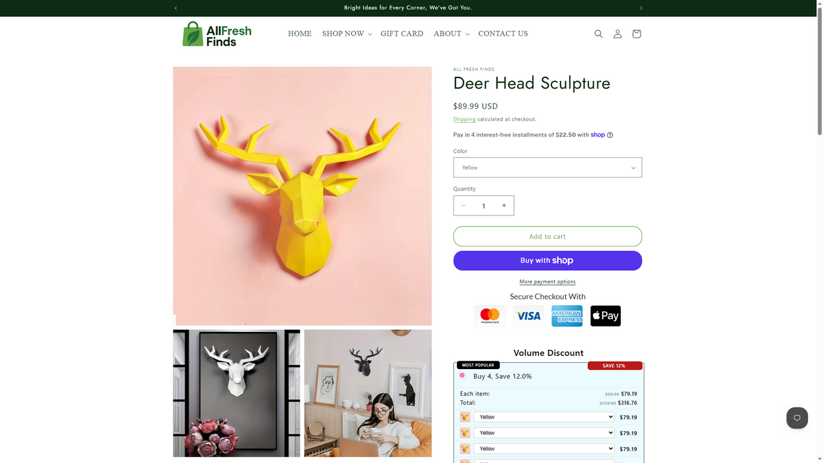 Product page