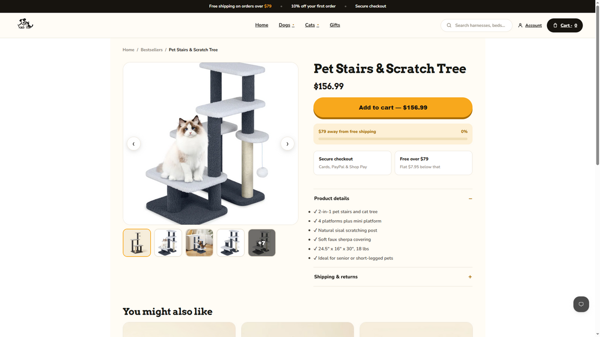 Product page