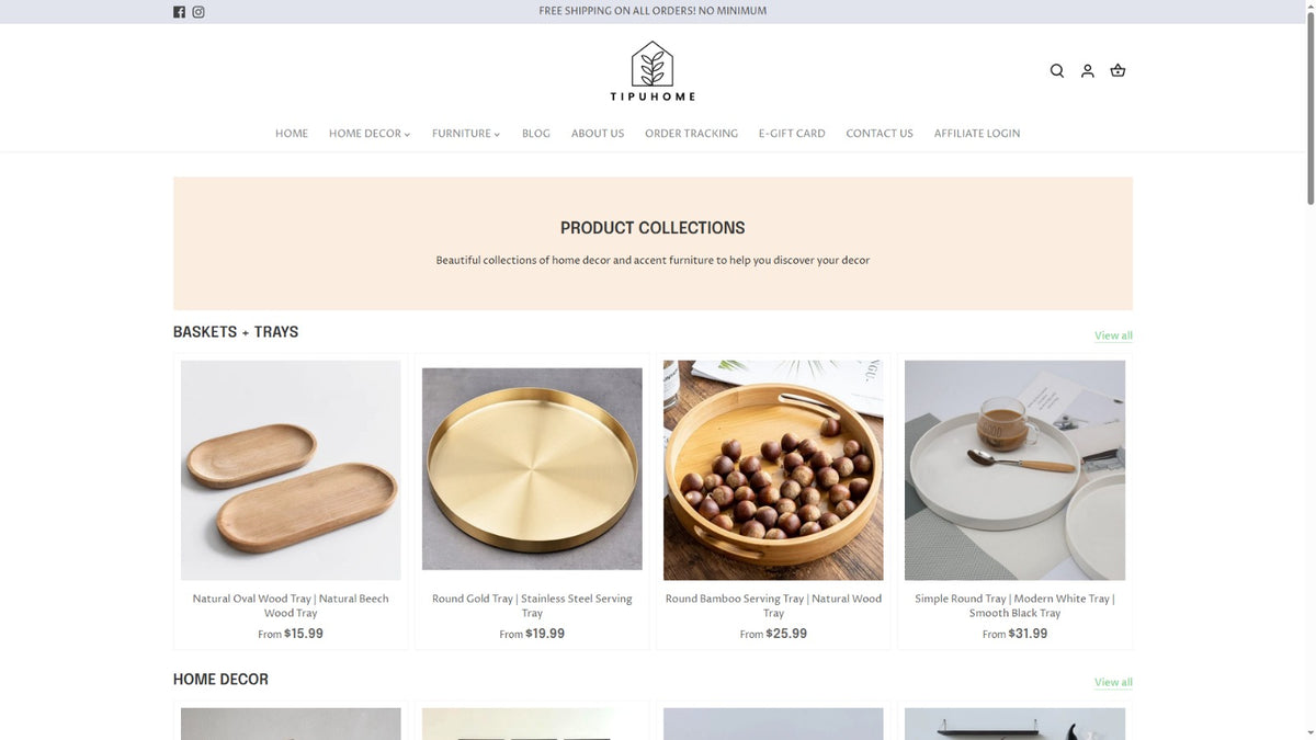 Collection / category page