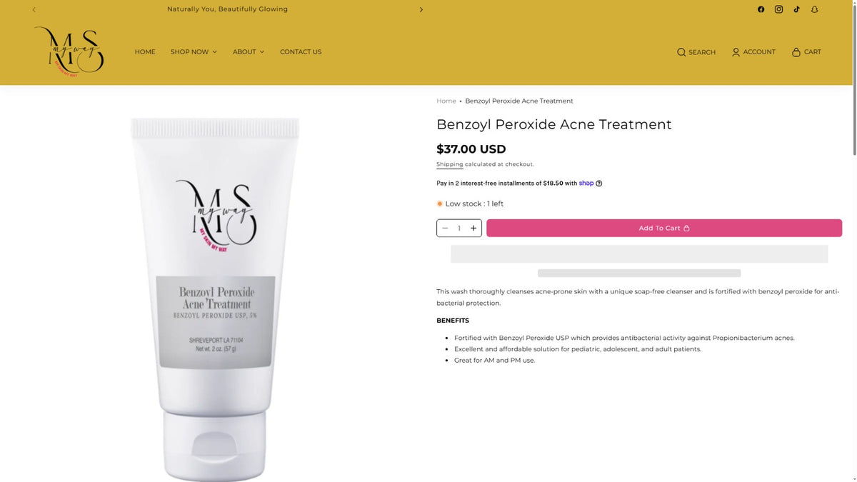 Product page