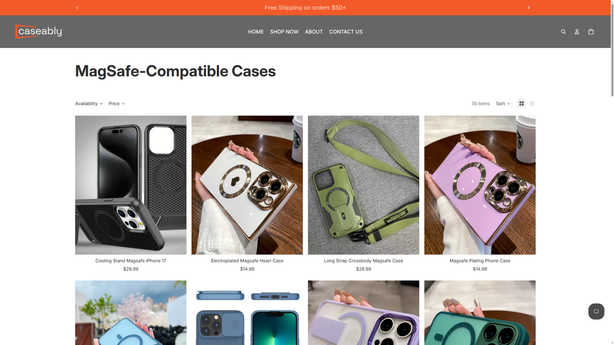 Collection / category page