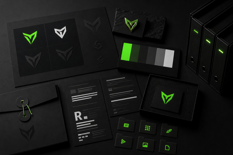 A complete identity — not a standalone logo